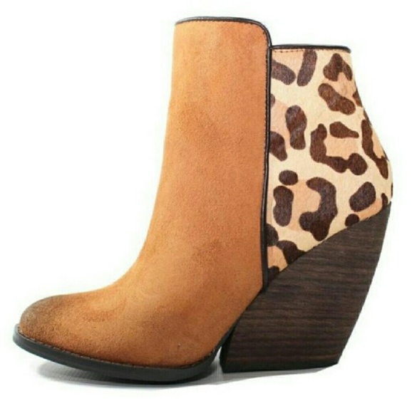volatile leopard boots